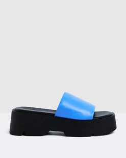 Freya Flatform Slides Azure