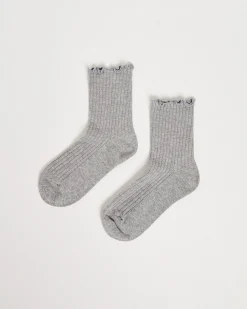 Frill Ribbed Socks 3 Pack