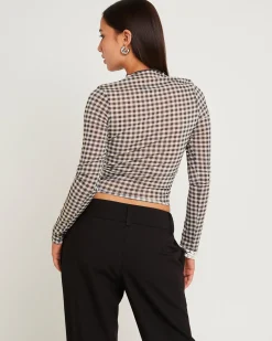 Gambet Sheer Long Sleeve Top