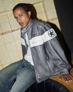 Game PU Leather Jacket