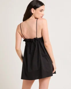 Gia Poplin Frill Mini Dress