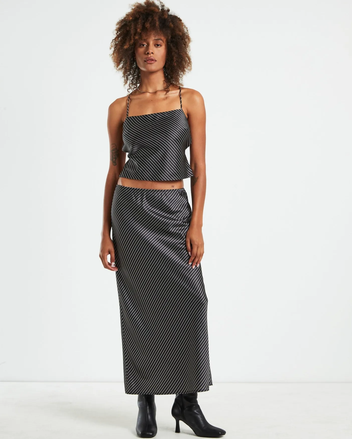 Gianna Satin Stripe Silky Cami