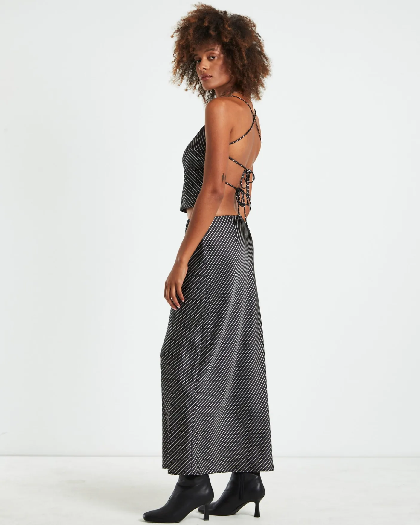 Gianna Satin Stripe Silky Cami