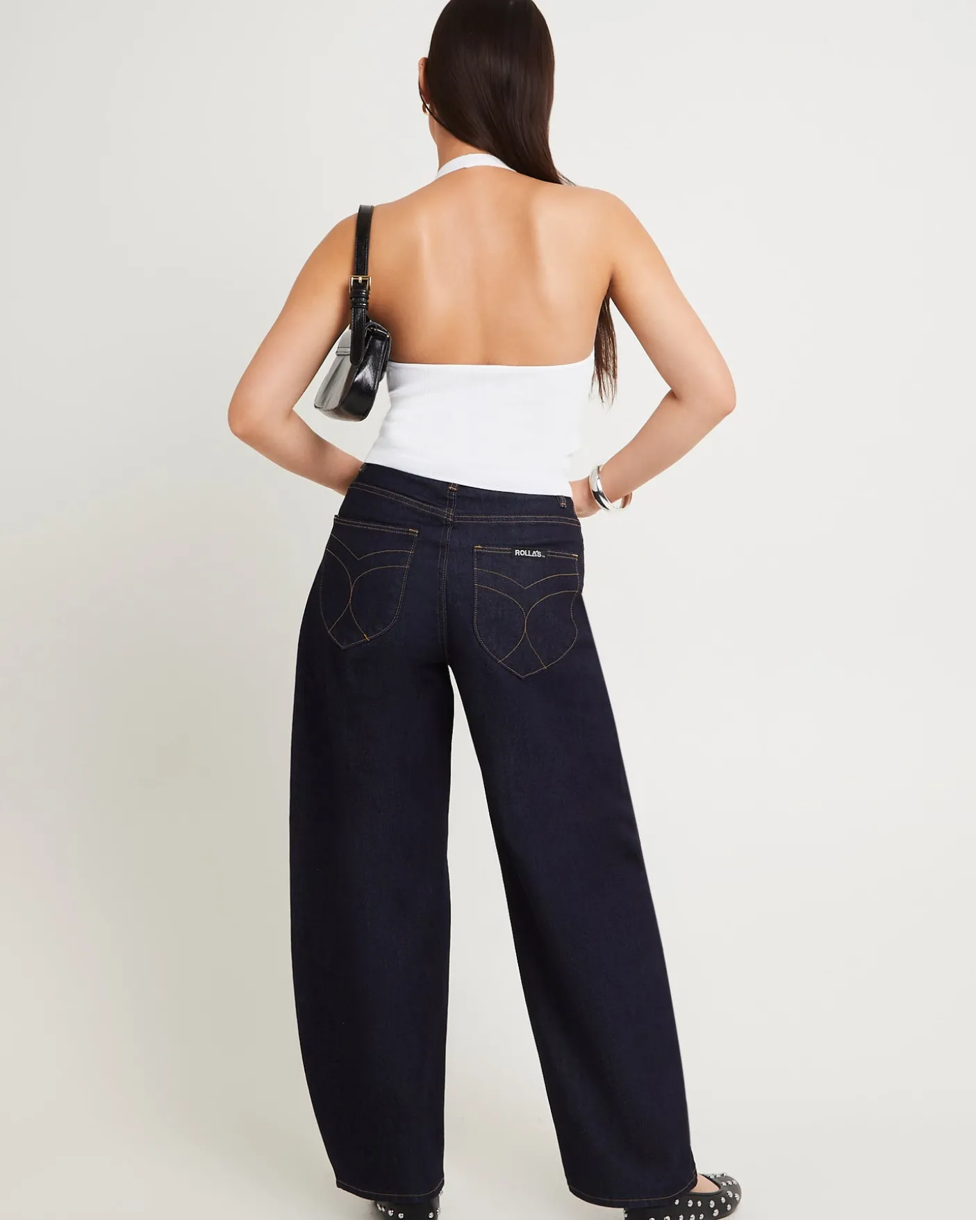 Gigi Barrel Denim Jeans Helena Rinse Blue