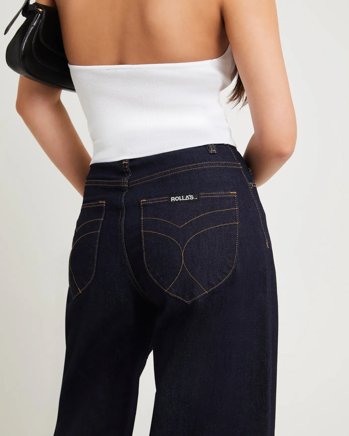 Gigi Barrel Denim Jeans Helena Rinse Blue