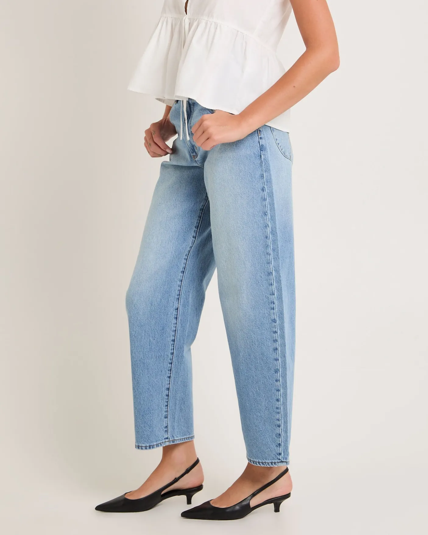Gigi Barrel Denim Jeans
