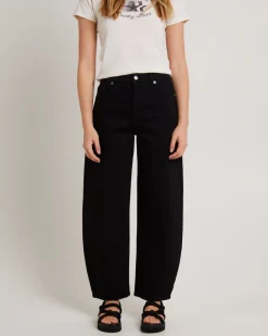 Gigi Barrel Jeans Forever Black