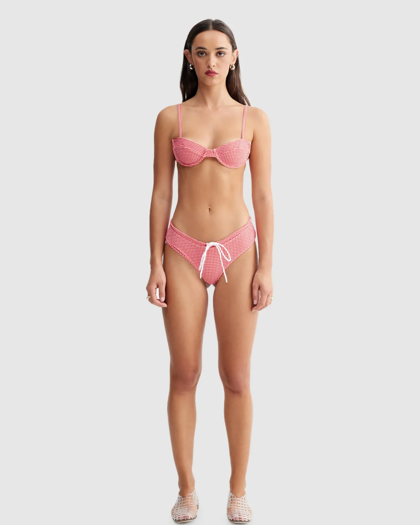 Gingham Gisel Bikini Bottom