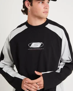 Glitch Y2K Long Sleeve T-Shirt