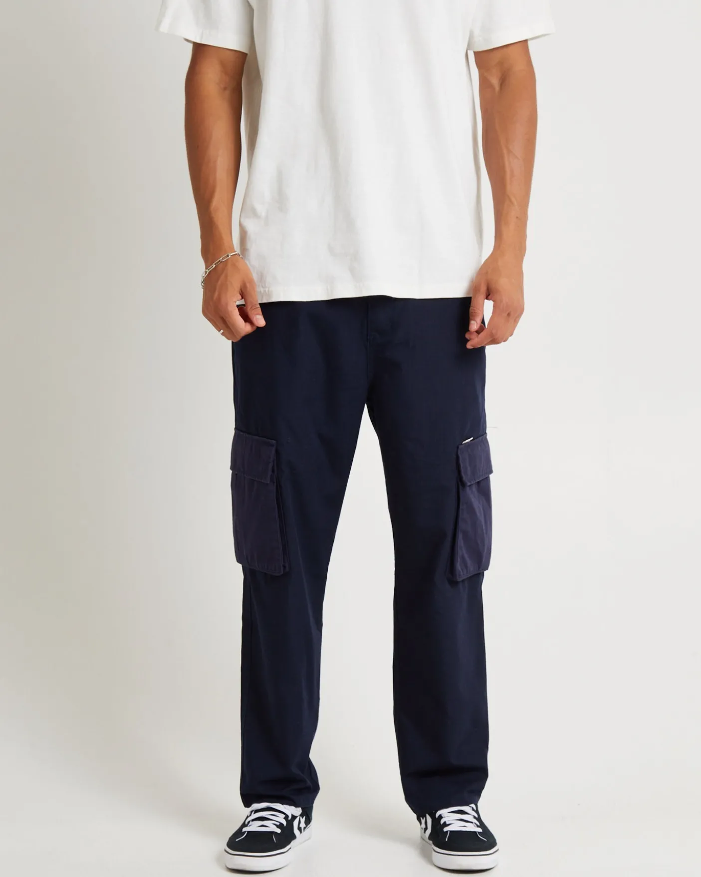 Green Onions Cargo Pants Dark Navy