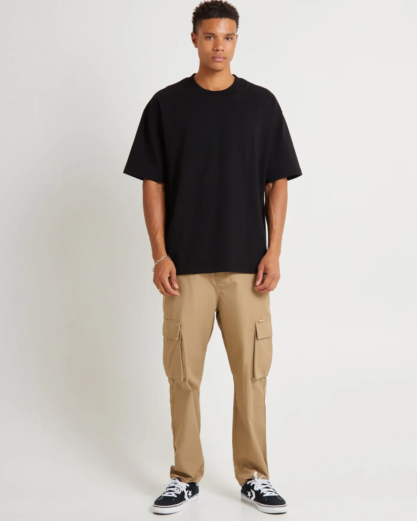 Green Onions Cargo Pants Tan Ripstop