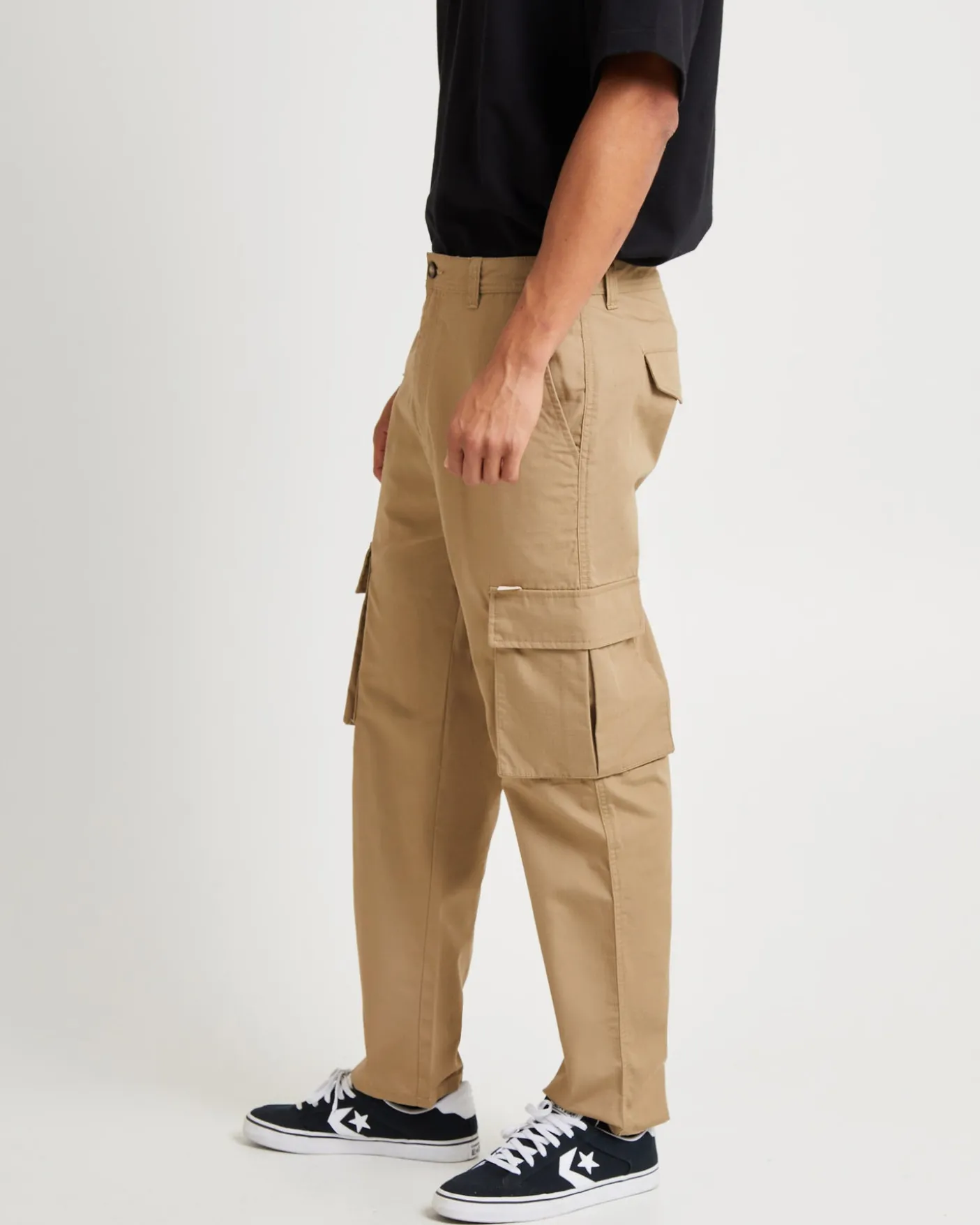 Green Onions Cargo Pants Tan Ripstop