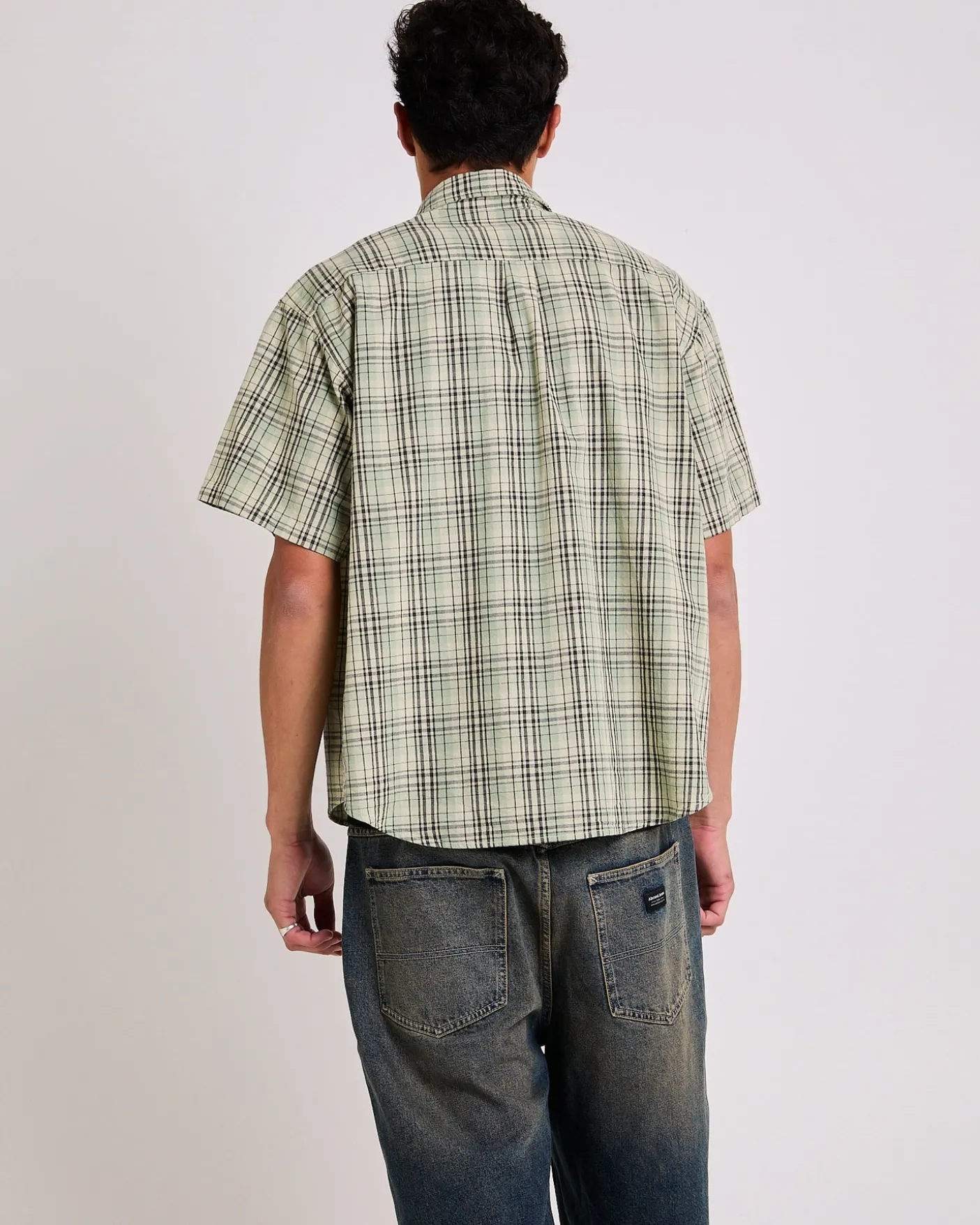 Ground Plaid Short Sleeve Shirt