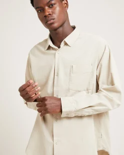 Grover Cord Long Sleeve Shirt Natural