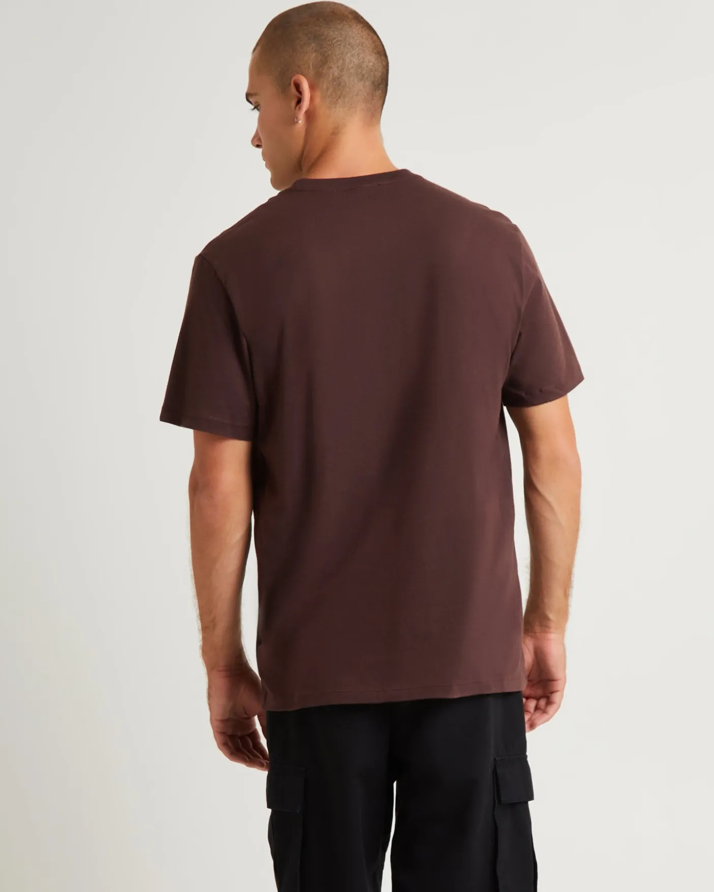 Half Dome Short Sleeve T-Shirt Coal Brown