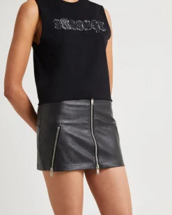 Harley Zip Mini Skirt