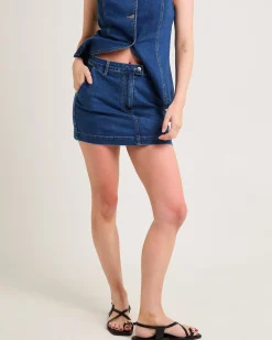 Harper Denim Mini Skirt
