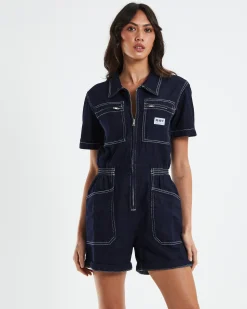 Heavenly People Denim Playsuit
