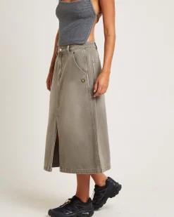 Heavenly People Midi Skirt Bark