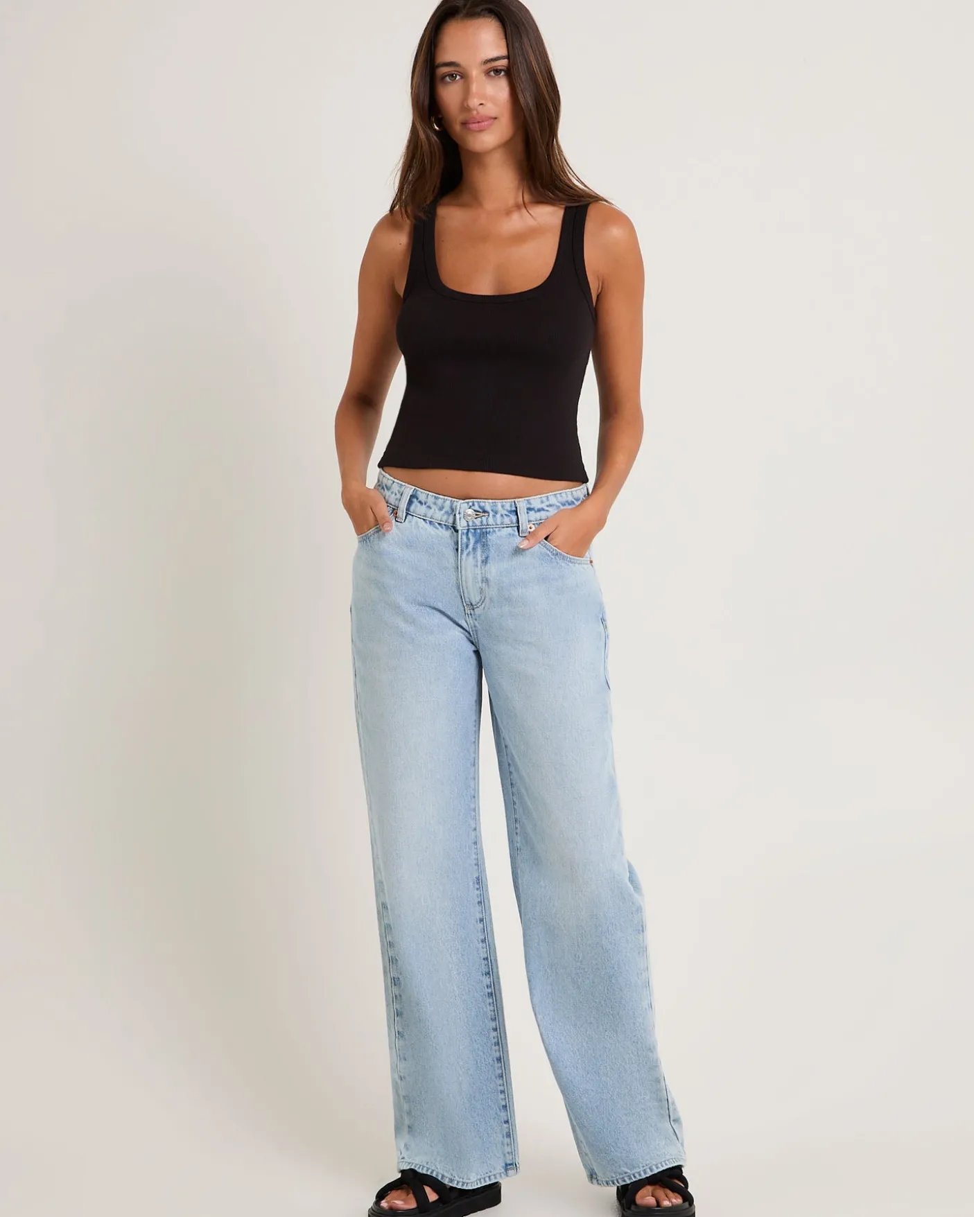 Heidi Low Ranch Denim Jeans