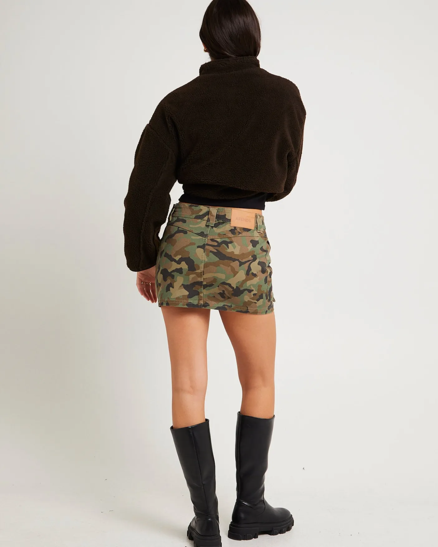 Hidden Low Rise Workwear Skirt