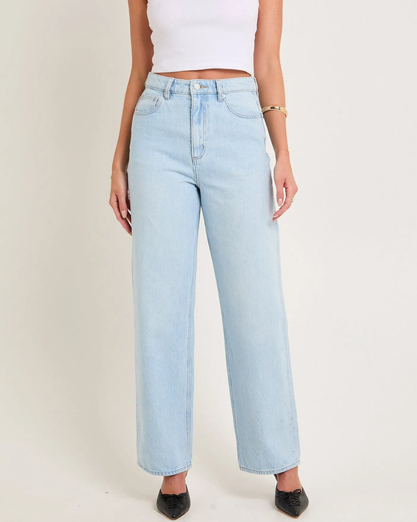 High Baggy Denim Jeans
