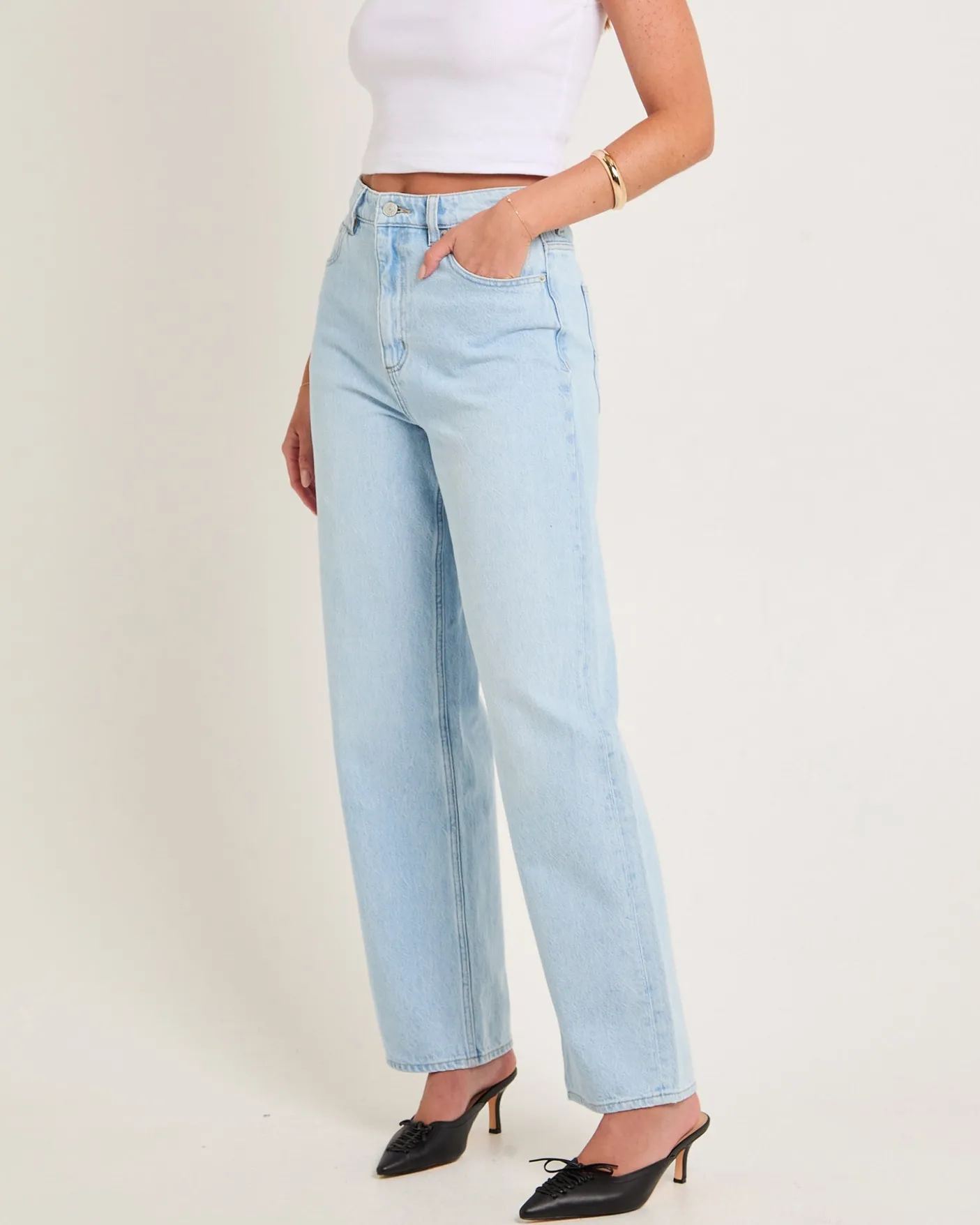 High Baggy Denim Jeans