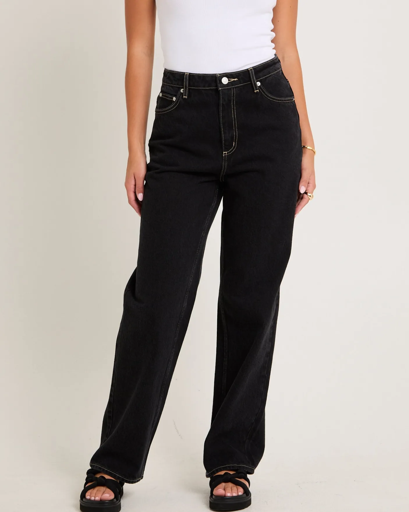 High Baggy Denim Jeans