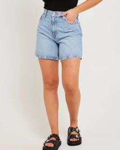 High Baggy Denim Shorts