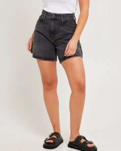 High Baggy Denim Shorts