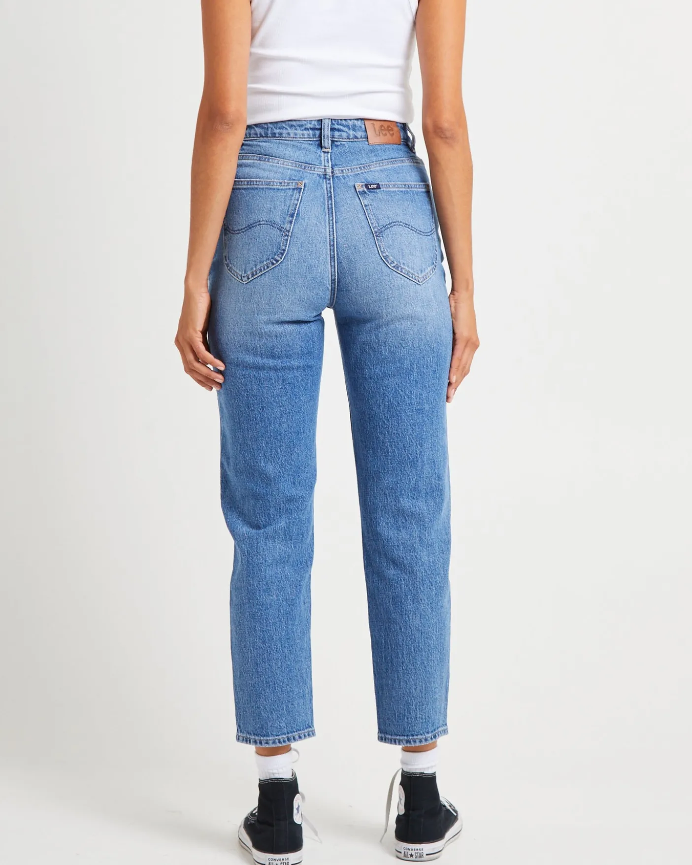 High Mom Denim Jeans Anemone