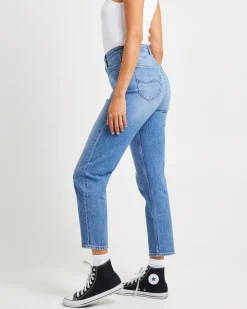High Mom Denim Jeans Anemone