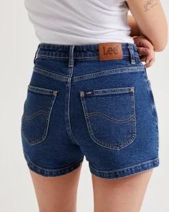 High Relaxed Denim Shorts