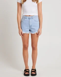 High Relaxed Denim Shorts Kendall