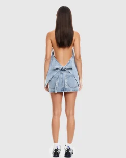 Hills Halter Denim Top