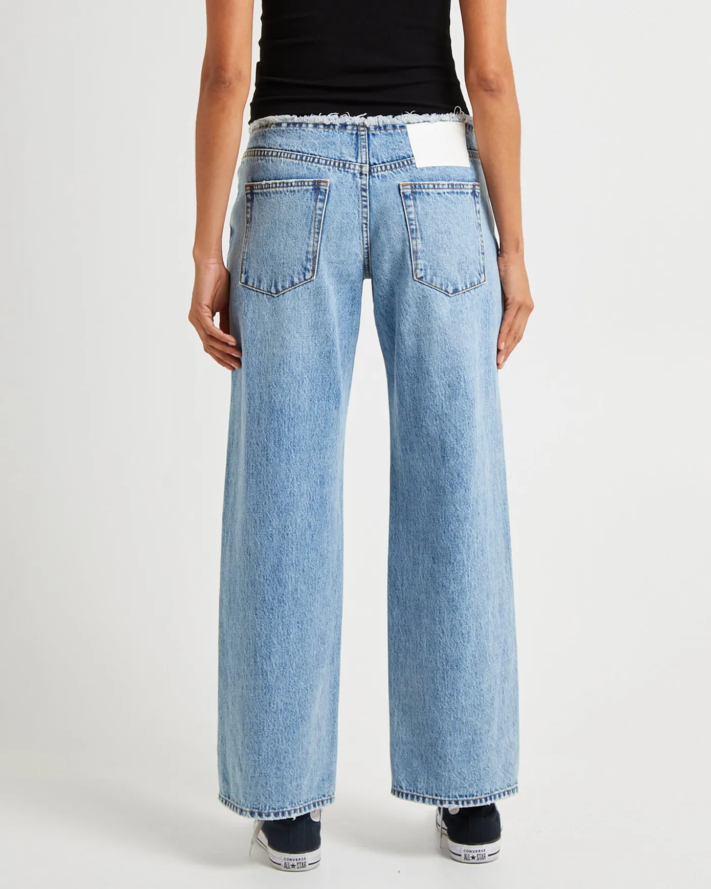 Hollywood Low Riders Low Waist Wide Leg Denim Jeans