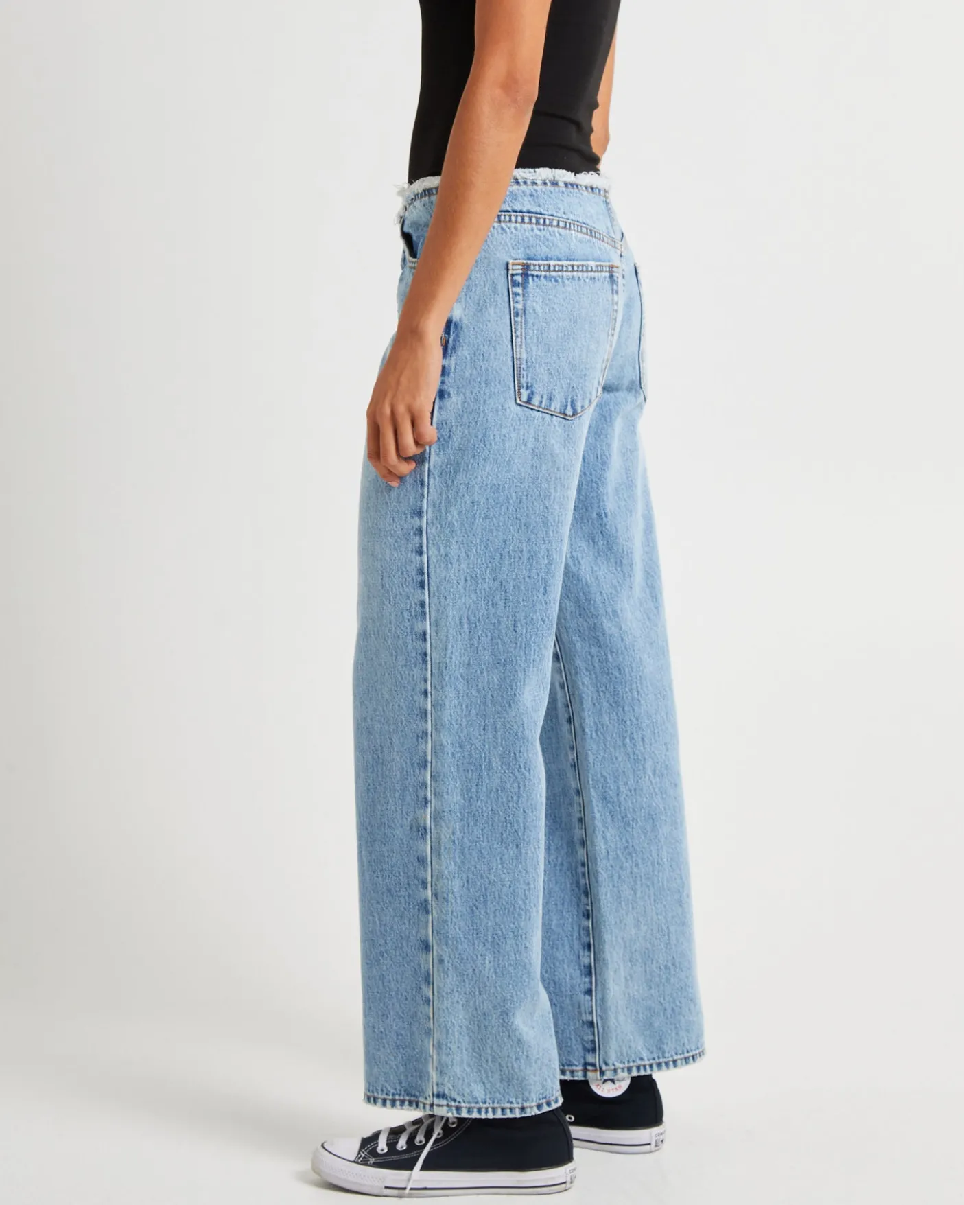 Hollywood Low Riders Low Waist Wide Leg Denim Jeans
