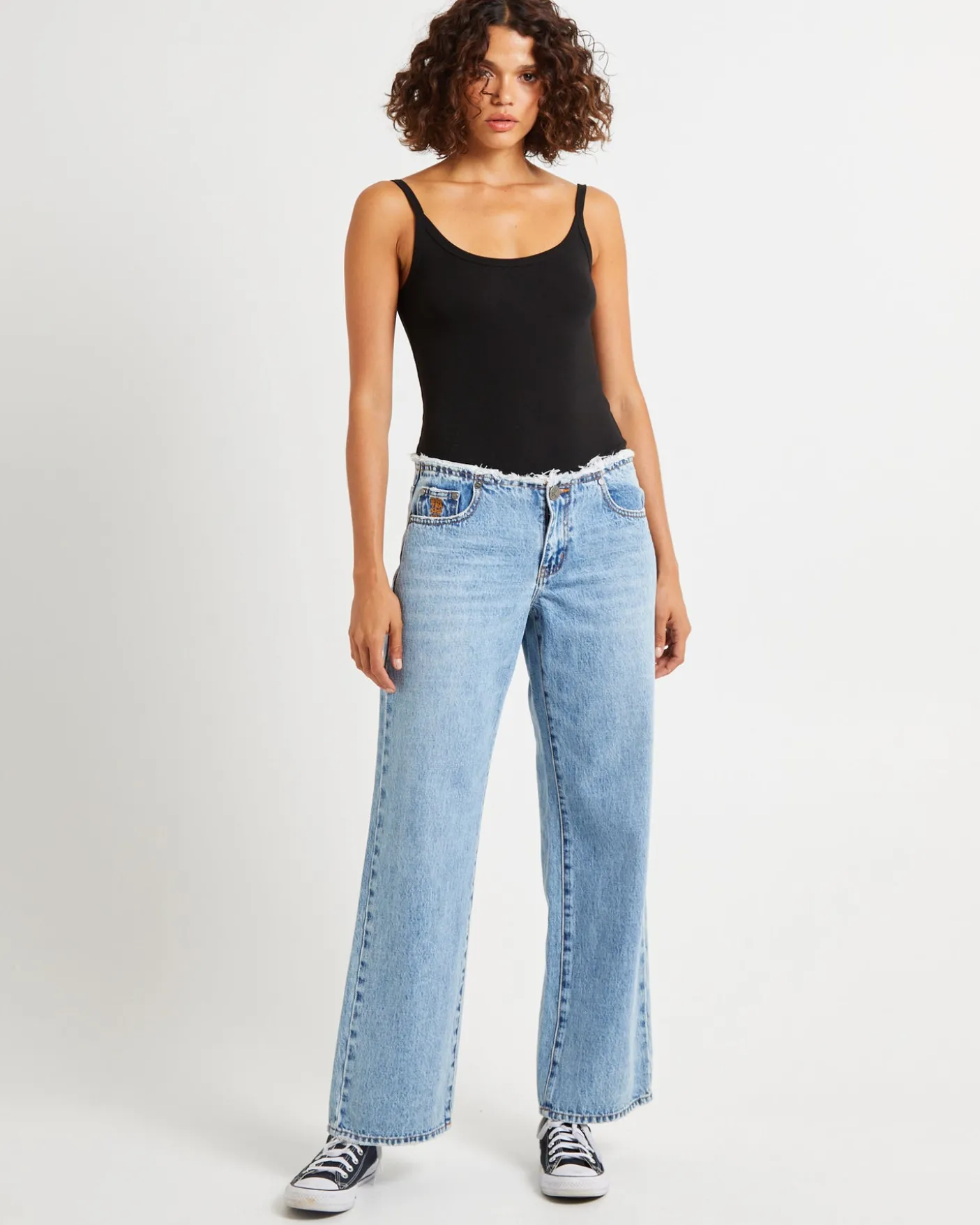 Hollywood Low Riders Low Waist Wide Leg Denim Jeans