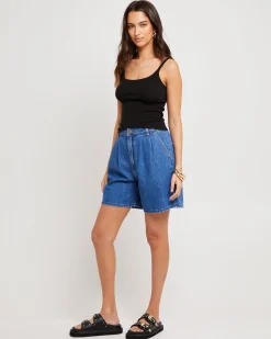 Horizon Denim Shorts Ashley