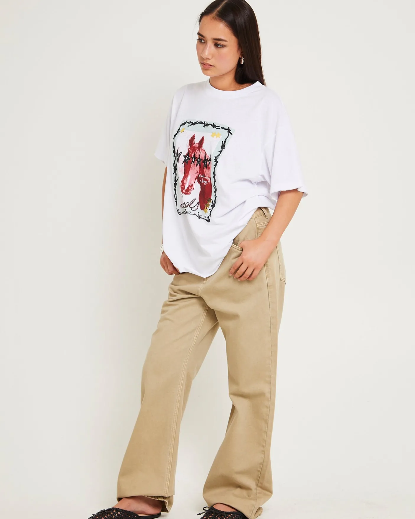 Horsegirl Oversized Tee