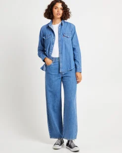 Iconic Western Long Sleeve Denim Shirt