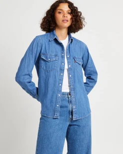 Iconic Western Long Sleeve Denim Shirt