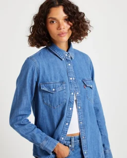 Iconic Western Long Sleeve Denim Shirt