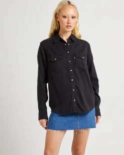 Iconic Western Long Sleeve Denim Shirt