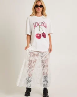 Imani Lace Tiered Maxi Skirt