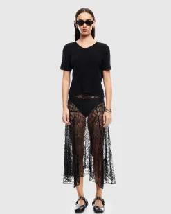 In Bloom Lace Midi Skirt