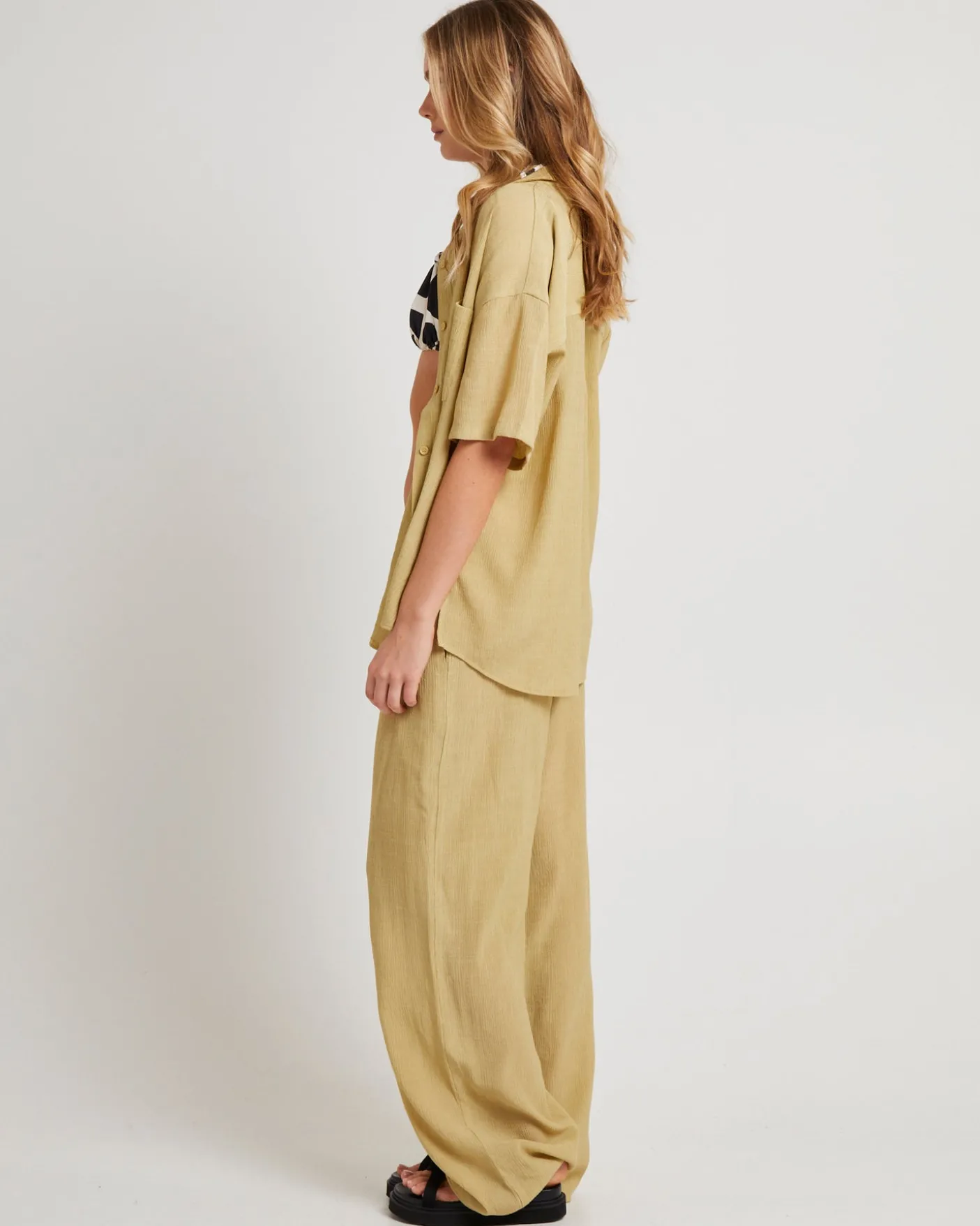Indra Crinkle Oversized Shirt