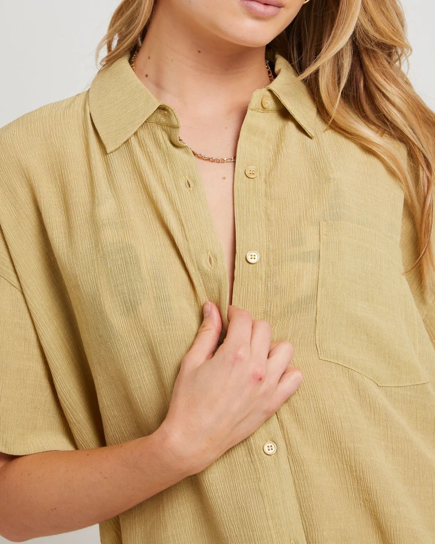 Indra Crinkle Oversized Shirt