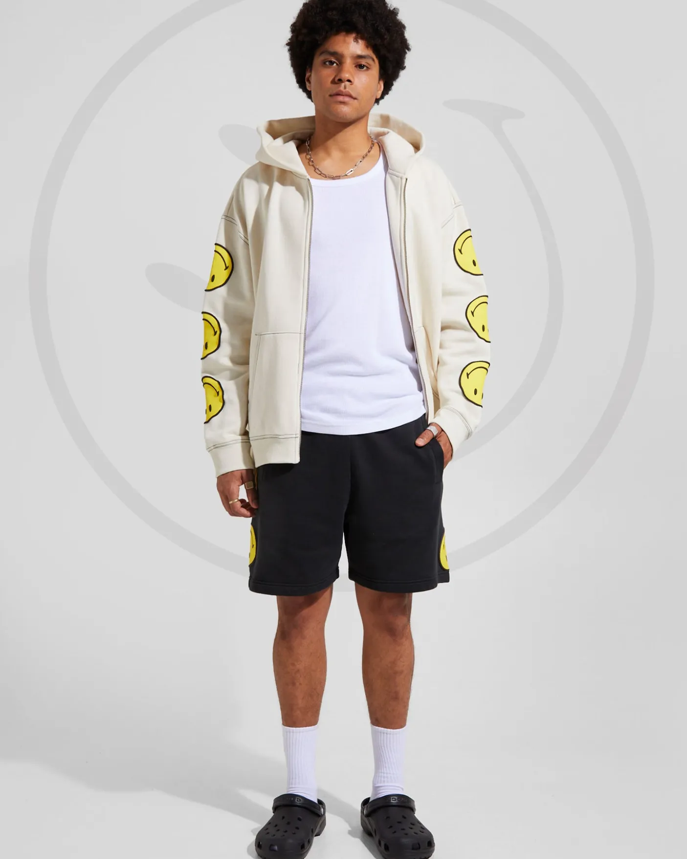 Insight x Smiley Beam Zip Thru Hood