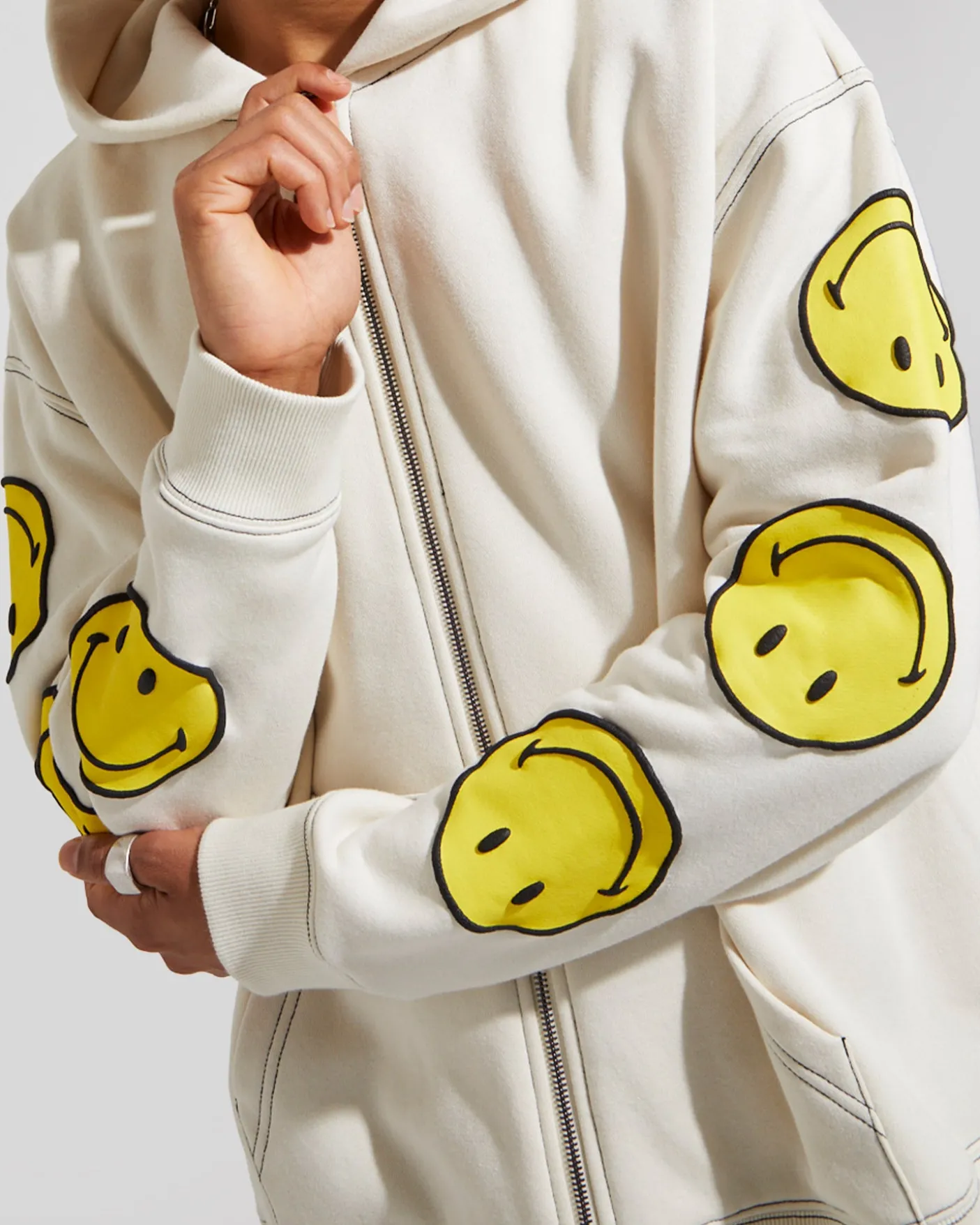 Insight x Smiley Beam Zip Thru Hood
